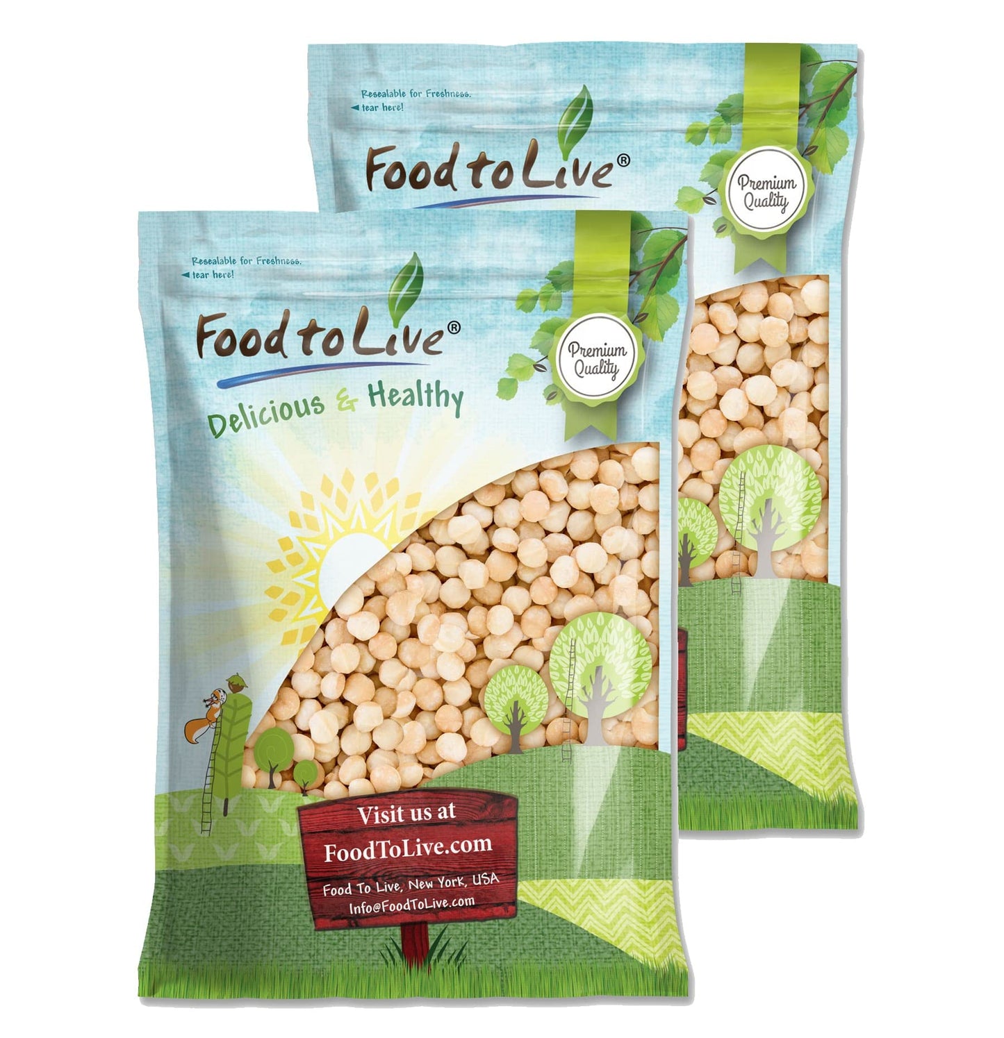 Food to Live Whole Macadamia Nuts, 25 Pounds – Raw, Unsalted, Unroasted, Keto Friendly, Kosher, Vegan, Bulk, Great as Snack and for Baking, Good Source of Manganese, Thiamin, & Copper