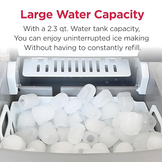 Frigidaire 26 Lbs per Day Portable Compact Maker, Ice Making Machine