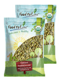 Food to Live Organic Sprouted Pumpkin Seeds, 8 Pounds Non-GMO, Raw Kernels, No Shell, Unsalted, No Oil, Vegan Kosher, Bulk. Keto Snack. High in Protein, Omega Fats. Topping for Salads, Oats, Yogurt