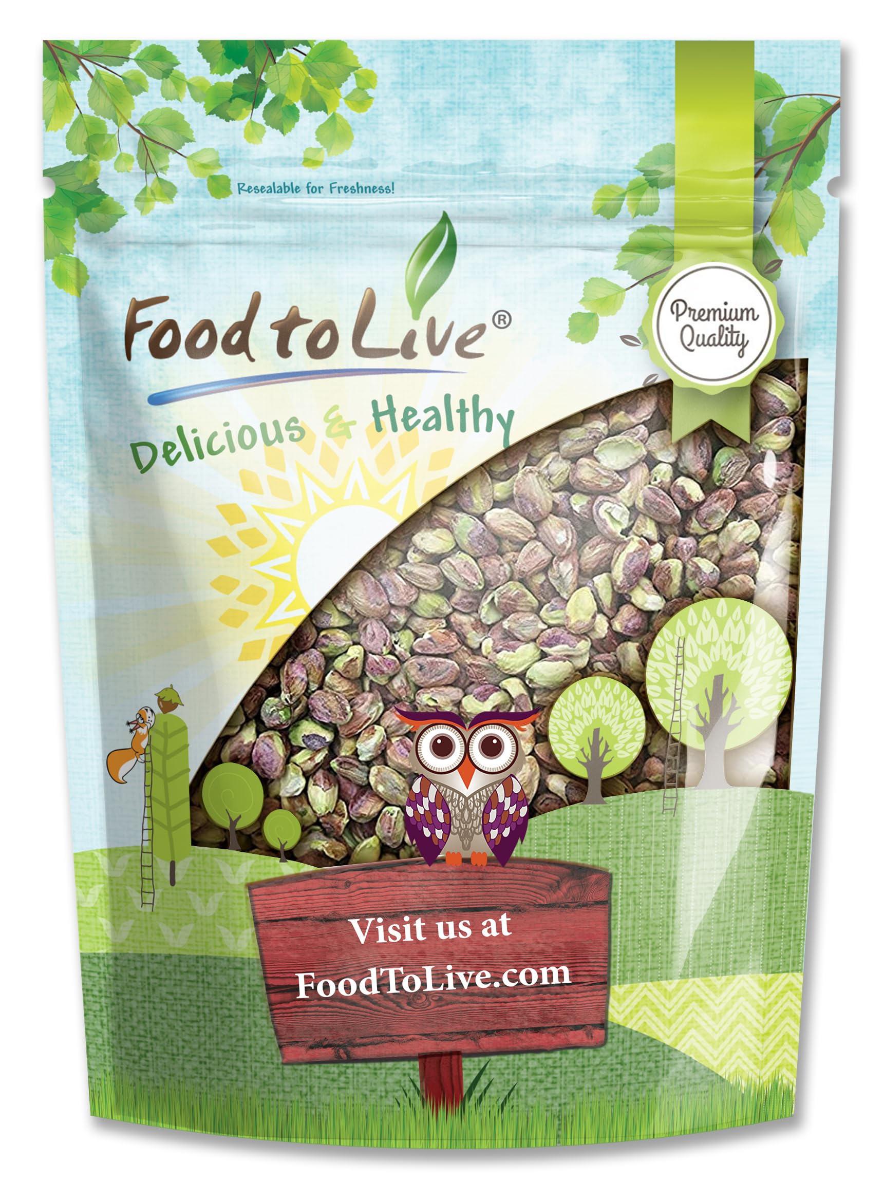Food to Live No Shell Pistachios, 25 Pounds – Unsalted, Kernels, Sirtfood, Bulk. Pistachios Individual Packs. Wonderful Keto and Paleo Snack