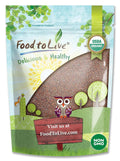 Food to Live Organic Broccoli Seeds for Sprouting, 4 Pounds – Non-GMO, Vegan, Kosher, Sirtfood, Bulk. Rich in Sulforaphane, Vitamin C. Grow Sprouts, Microgreens for Salads, and Sandwiches