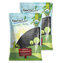 Food to Live - Organic Black Beans, 5 Pounds Non-GMO, Whole Dried Beans, Sproutable, Vegan, Kosher, Bulk. Great Source of Plant Based Protein, Fiber. Great for Bean Soup, Salads, Chili.